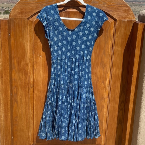 Paloma Dress, Short, Cap Sleeve,  Tula Indigo (Size XXS) - Picture 4 of 9